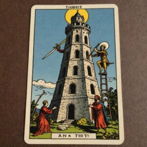 Combinação das cartas A Torre e A Morte no trabalho