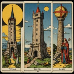 Combinação das cartas A Torre e A Morte sobre o futuro