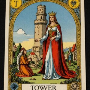 Combinação das cartas A Torre e A Sacerdotisa como conselho do dia