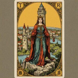 Combinação das cartas A Torre e A Sacerdotisa na vida financeira