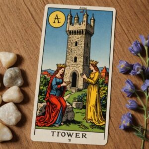Combinação das cartas A Torre e A Sacerdotisa no amor