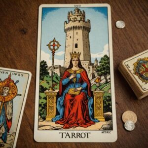 Combinação das cartas A Torre e A Sacerdotisa sobre decisões difíceis