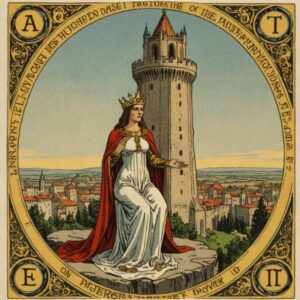 Combinação das cartas A Torre e A Sacerdotisa sobre o futuro
