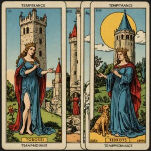 Combinação das cartas A Torre e A Temperança em relacionamentos