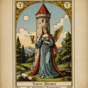 Combinação das cartas A Torre e A Temperança na saúde