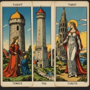 Combinação das cartas A Torre e A Temperança sobre o futuro