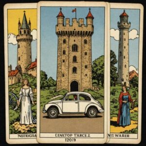 Combinação das cartas A Torre e O Carro na saúde
