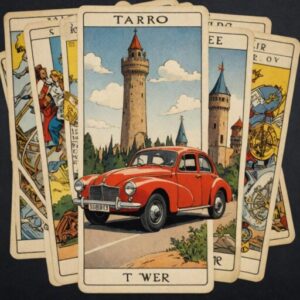 Combinação das cartas A Torre e O Carro no trabalho
