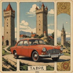 Combinação das cartas A Torre e O Carro sobre o futuro