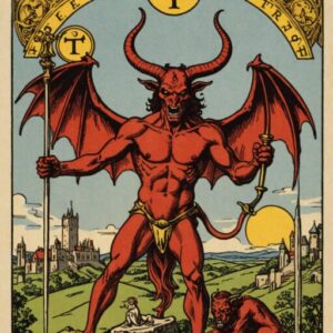 Combinação das cartas A Torre e O Diabo na saúde