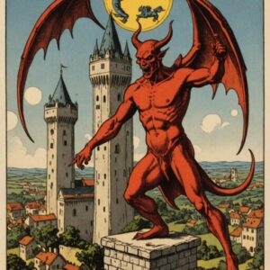 Combinação das cartas A Torre e O Diabo no trabalho