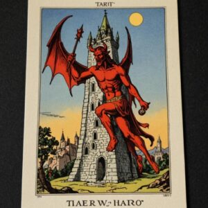 Combinação das cartas A Torre e O Diabo sobre o futuro