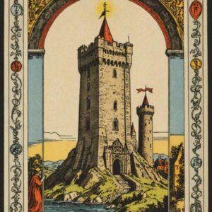Combinação das cartas A Torre e O Enforcado na vida financeira