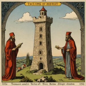 Combinação das cartas A Torre e O Eremita em momentos de transição
