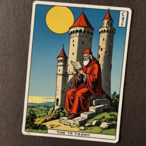 Combinação das cartas A Torre e O Eremita na vida espiritual