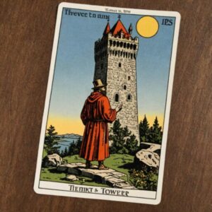 Combinação das cartas A Torre e O Eremita sobre o futuro