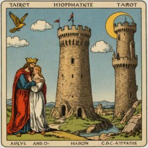 Combinação das cartas A Torre e O Hierofante em relacionamentos
