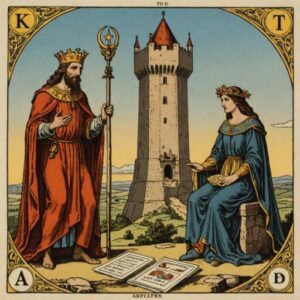 Combinação das cartas A Torre e O Hierofante sobre decisões difíceis
