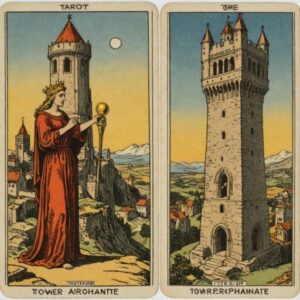 Combinação das cartas A Torre e O Hierofante sobre o futuro