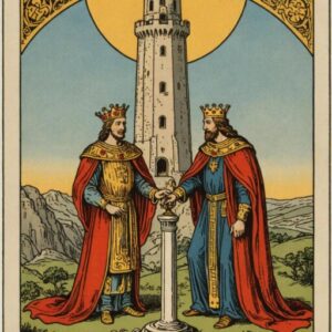 Combinação das cartas A Torre e O Imperador em relacionamentos
