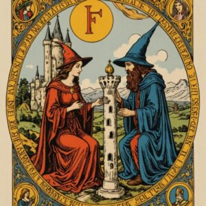 Combinação das cartas A Torre e O Mago no amor