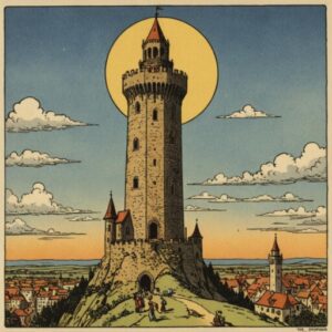 Combinação das cartas A Torre e O Mundo como conselho do dia