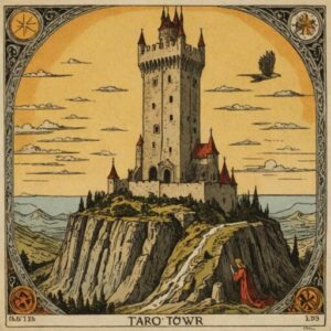 Combinação das cartas A Torre e O Mundo sobre decisões difíceis