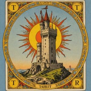Combinação das cartas A Torre e O Sol em momentos de transição