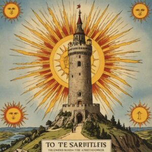 Combinação das cartas A Torre e O Sol na vida espiritual