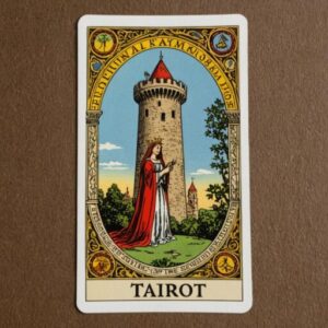 Combinação das cartas A Torre e Os Enamorados na vida espiritual