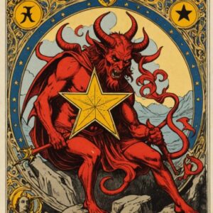 Combinação das cartas O Diabo e A Estrela sobre decisões difíceis