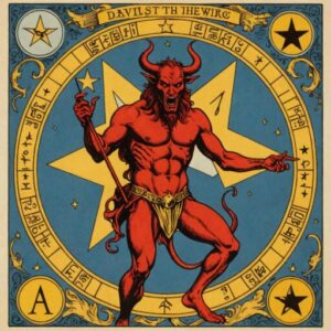 Combinação das cartas O Diabo e A Estrela sobre o futuro