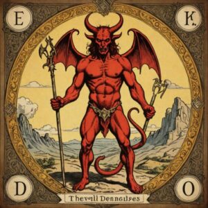 Combinação das cartas O Diabo e A Força sobre decisões difíceis
