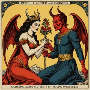 Combinação das cartas O Diabo e A Imperatriz em relacionamentos