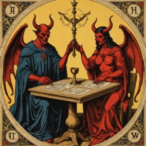 Combinação das cartas O Diabo e A Justiça no trabalho