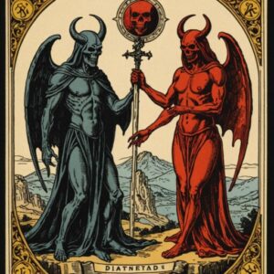 Combinação das cartas O Diabo e A Morte em relacionamentos