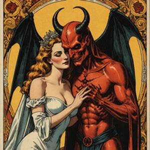 Combinação das cartas O Diabo e A Morte no amor