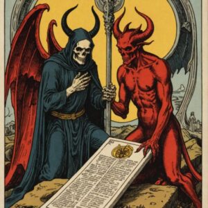 Combinação das cartas O Diabo e A Morte no trabalho