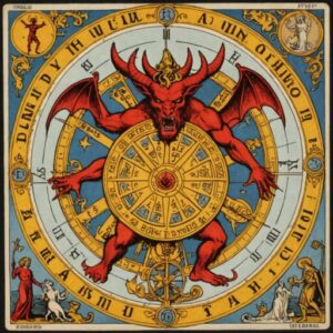 Combinação das cartas O Diabo e A Roda da Fortuna na vida espiritual
