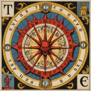 Combinação das cartas O Diabo e A Roda da Fortuna no trabalho
