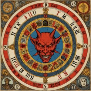 Combinação das cartas O Diabo e A Roda da Fortuna sobre decisões difíceis