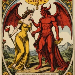Combinação das cartas O Diabo e A Temperança no amor