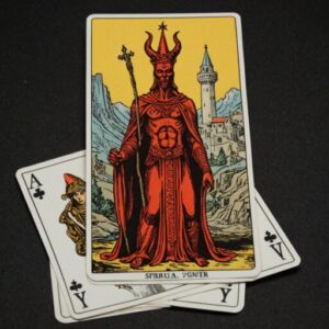 Combinação das cartas O Diabo e A Torre na vida espiritual