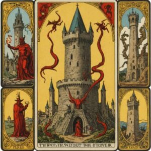 Combinação das cartas O Diabo e A Torre na vida financeira