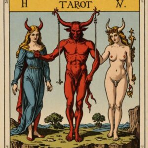 Combinação das cartas O Diabo e O Enforcado em relacionamentos