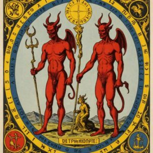 Combinação das cartas O Diabo e O Hierofante na vida espiritual