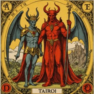Combinação das cartas O Diabo e O Imperador em relacionamentos