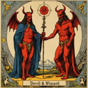 Combinação das cartas O Diabo e O Mago na saúde