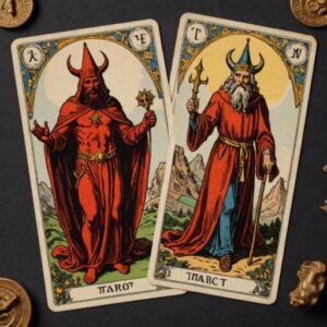 Combinação das cartas O Diabo e O Mago na vida espiritual