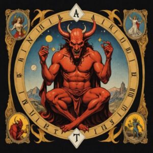 Combinação das cartas O Diabo e O Mundo em momentos de transição